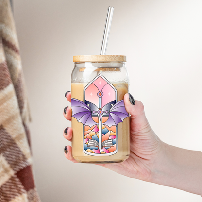 Glass Cup 500 ml - Fantasy Stained Glass