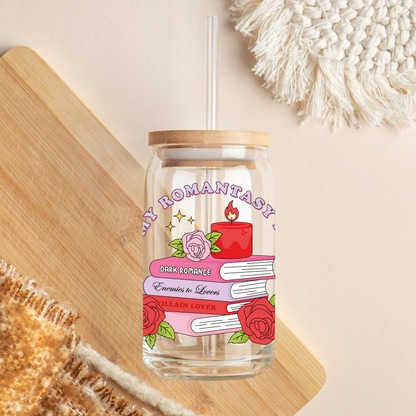 Glass Cup 500 ml - In My Romantasy Era