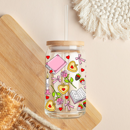 Glass Cup 500 ml - Be Romantic