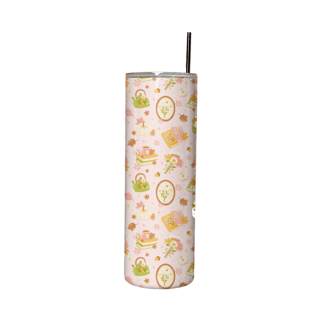 Tumbler 600 ml - Fall Bookish Vibes