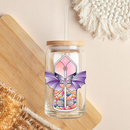 Glass Cup 500 ml - Fantasy Stained Glass