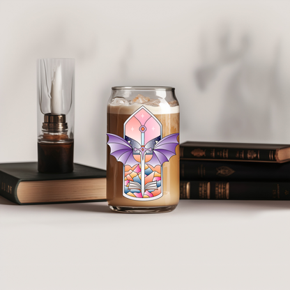 Glass Cup 500 ml - Fantasy Stained Glass