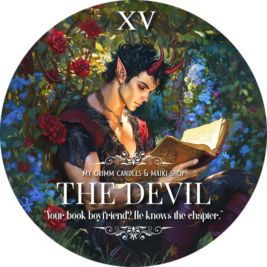 THE DEVIL TAROT CANDLE