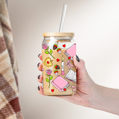 Glass Cup 500 ml - Be Romantic