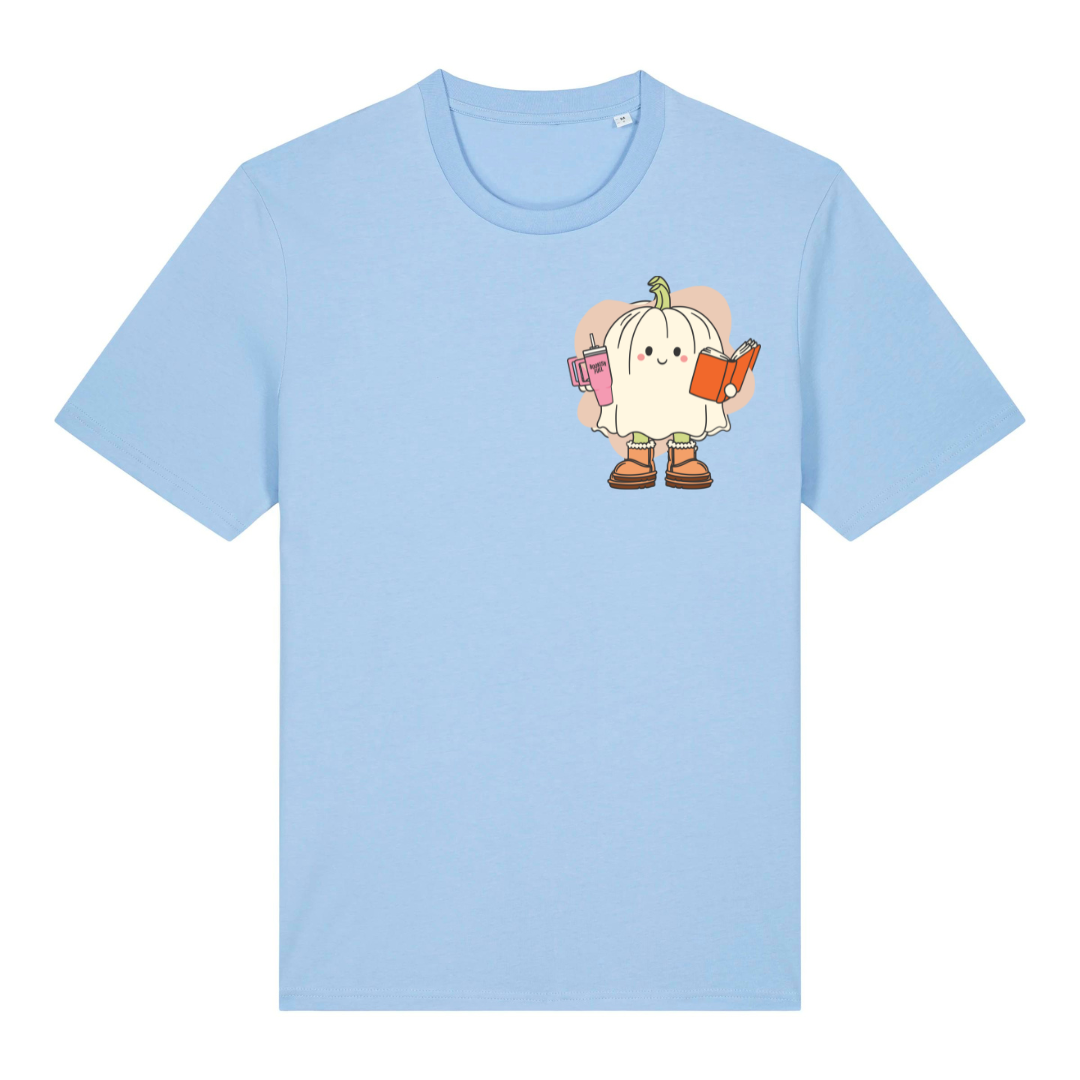 T-Shirt Pumpkin Ghost Reader
