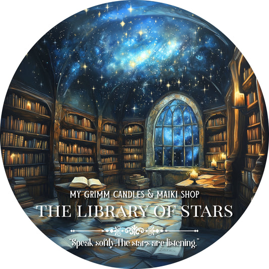 THE LIBRARY OF STARS CANDLES