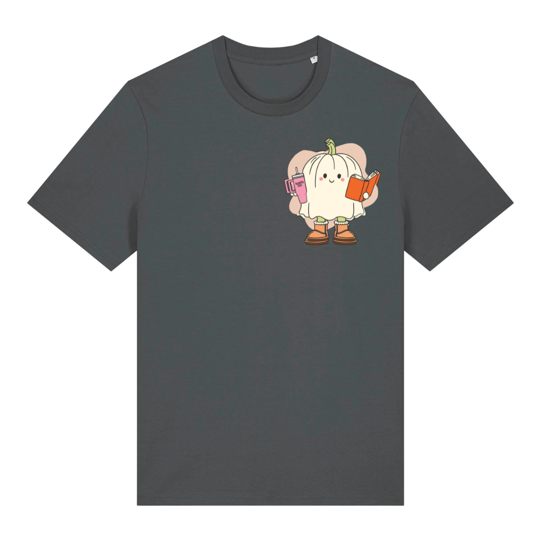 T-Shirt Pumpkin Ghost Reader