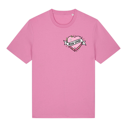 T-Shirt Book Lover Heart
