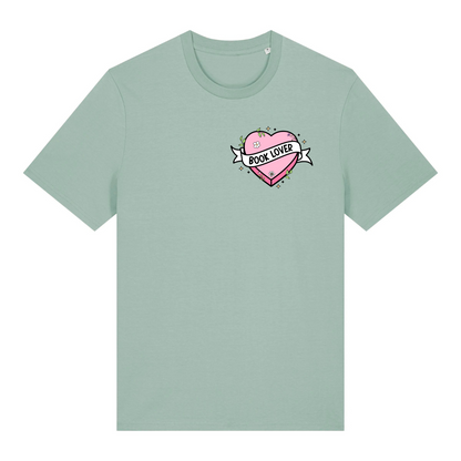 T-Shirt Book Lover Heart