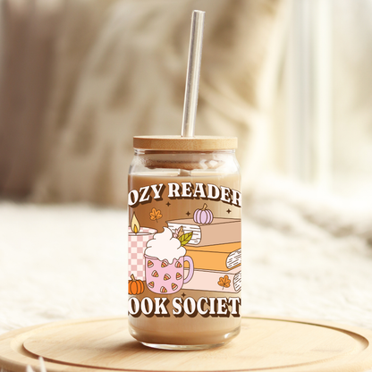 Glass Cup 500 ml - Cozy Readers Book Society