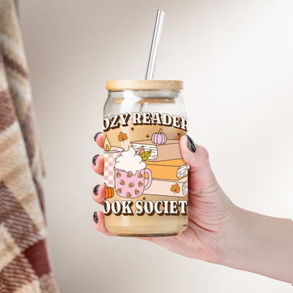 Glass Cup 500 ml - Cozy Readers Book Society