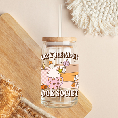 Glass Cup 500 ml - Cozy Readers Book Society