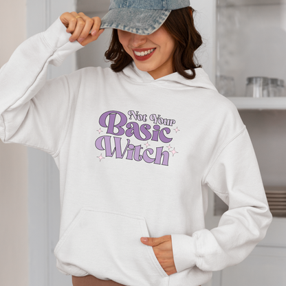Felpa con Cappuccio - Not Your Basic Witch