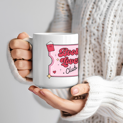 Ceramic Mug 300ml - Book Lover Club Ticket