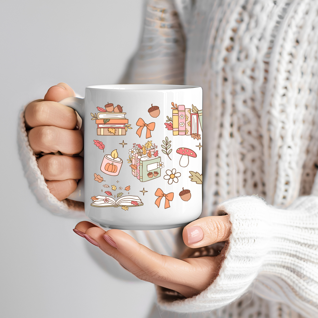 Ceramic mug 300 ml - Autumn Addicted