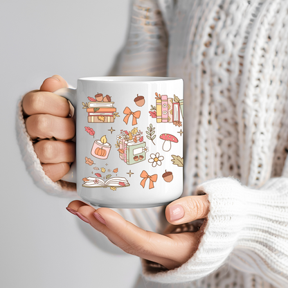 Ceramic mug 300 ml - Autumn Addicted