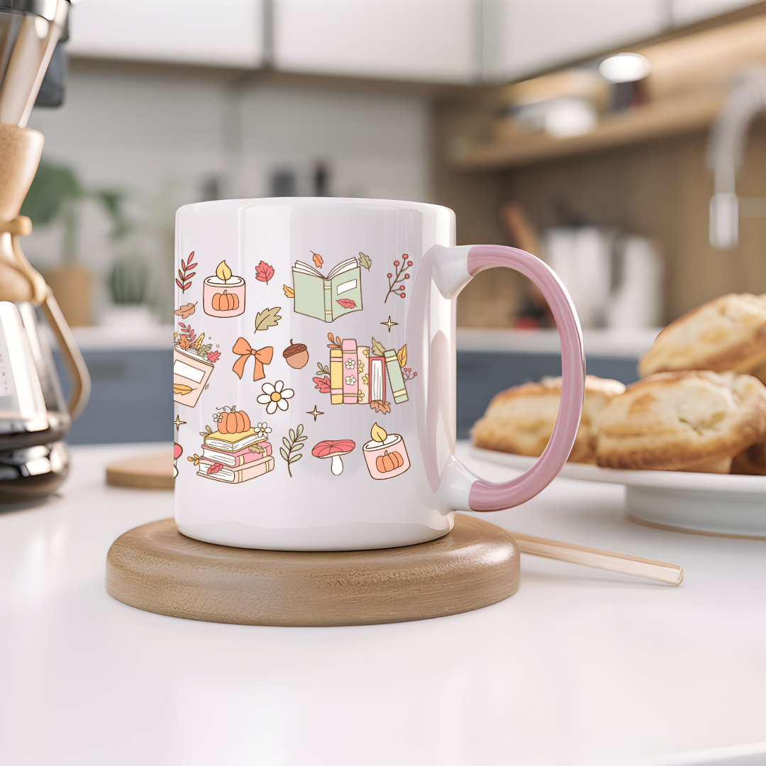 Ceramic mug 300 ml - Autumn Addicted