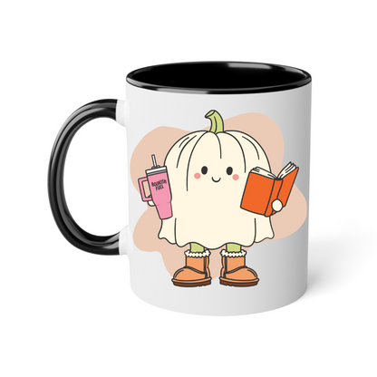 Tazza in ceramica 300 ml - Pumpkin Ghost Reader