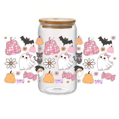 Glass Cup 500 ml - Spooky Cute
