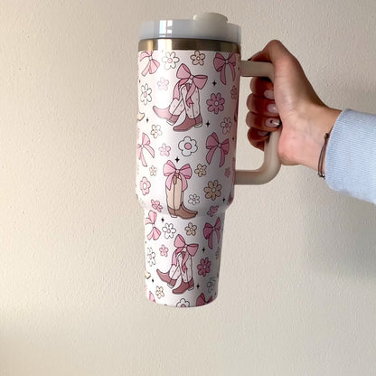 Travel Mug 1200 ml - Coquette Cowgirls