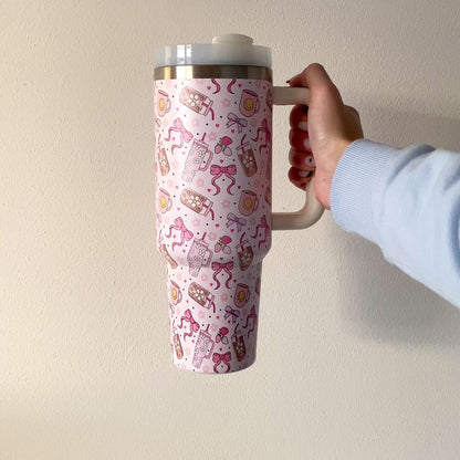 Travel Mug 1200 ml - Pink Coquette