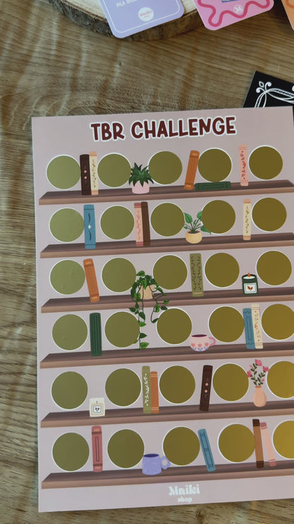 TBR Challenge Scratchboard