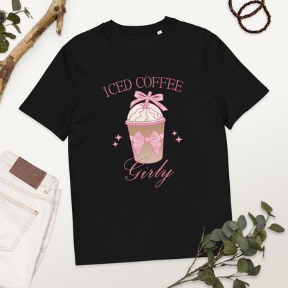 T-Shirt Iced Coffee Girl