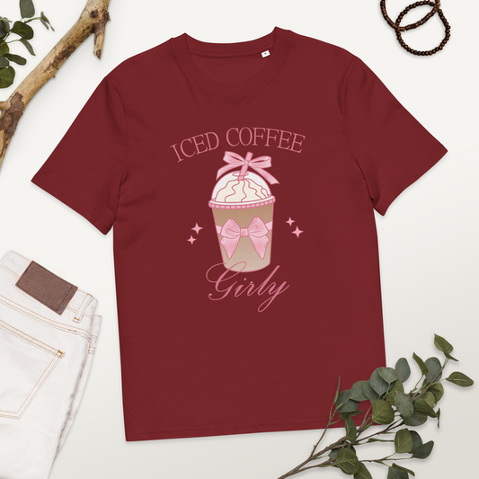 T-Shirt Iced Coffee Girl