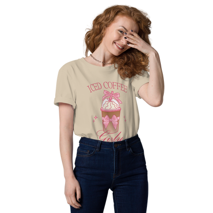 T-Shirt Iced Coffee Girl