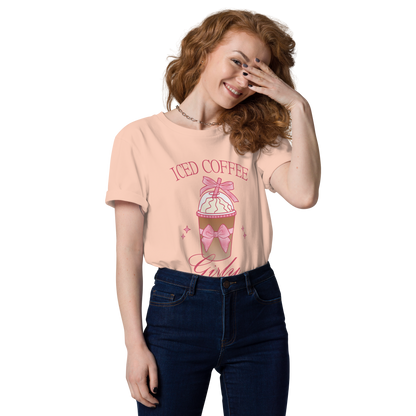 T-Shirt Iced Coffee Girl